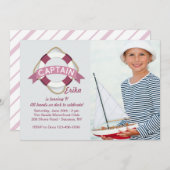 Alle Hände auf dem Deck Foto Einladung (Vorne/Hinten)