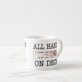 Alle Hände auf Plattform-Spielkarten Espressotasse (Vorderseite Rechts)