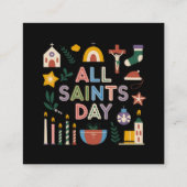 Alle Heiligen feiern den bedeutsamen Tag (Rückseite)