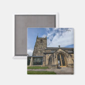 Alle Heiligen Pfarrkirche Ilkley Magnet (Vorderseite/Rückseite)