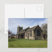 Alle Heiligen Pfarrkirche Ilkley Postkarte (Vorne/Hinten)