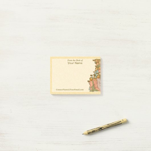 Alle Heiligen (RLS 19, rechts) 4"x3" Post-it Klebezettel (Auf Schreibtisch)