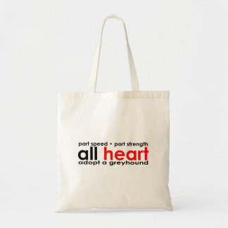 Alle Herz-Windhund-Tasche Tragetasche
