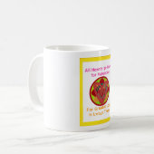 Alle Herzen gehen Zuhause für Valentiner Kunstdruc Kaffeetasse (Vorderseite Links)