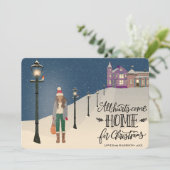 Alle Herzen kommen zu Weihnachten Zuhause (Stehend Vorderseite)