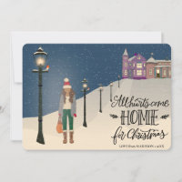 Alle Herzen kommen zu Weihnachten Zuhause