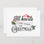 Alle Herzen kommen zu Weihnachten Zuhause (Vorne/Hinten)
