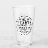 Alle Herzen kommen Zuhause... Glas (Rückseite)