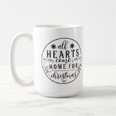 Alle Herzen kommen Zuhause... Kaffeetasse (Links)