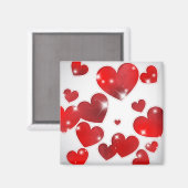 Alle Herzen Magnet (Vorderseite/Rückseite)