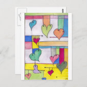 Alle Herzen Postkarte (Vorne/Hinten)