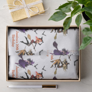 Alle Hexen zum Halloween-Party des 30. Geburtstage Seidenpapier