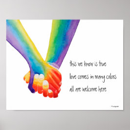 Alle hier sind willkommen poster