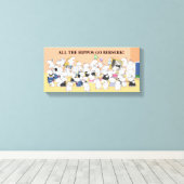 ALLE HIPPOS GEHEN BERSERK! Sandra Boynton Leinwanddruck (Insitu (Holzboden))