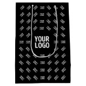 Alle hochgeladenen Bilddesigns oder Logos | Unique Mittlere Geschenktüte (Rückseite)