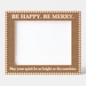 Alle Hochzeitssaison, die einen Meldungslaser wüns Geätzte Rahmen (Vorderseite)