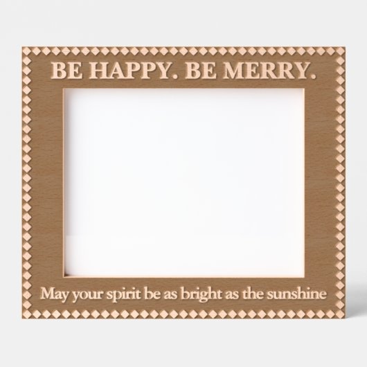 Alle Hochzeitssaison, die einen Meldungslaser wüns Geätzte Rahmen (Vorderseite)