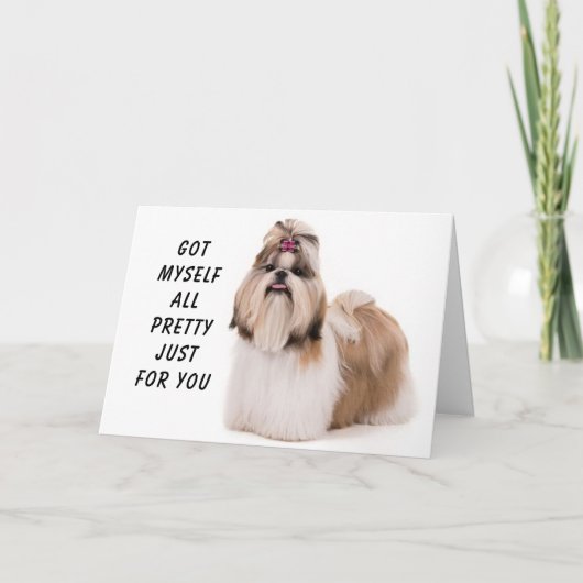 **ALLE HÜBSCH FÜR IHREN GEBURTSTAG** KARTE (Vorderseite)