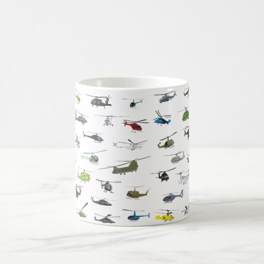 Alle Hubschrauber Kaffeetasse (Mittel)