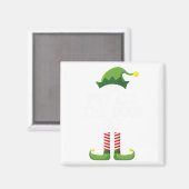 Alle Hunde Elf Matching Family Group Christm Magnet (Vorderseite/Rückseite)