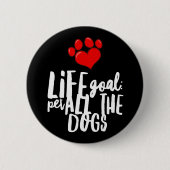 Alle Hunde essen Button (Vorderseite)