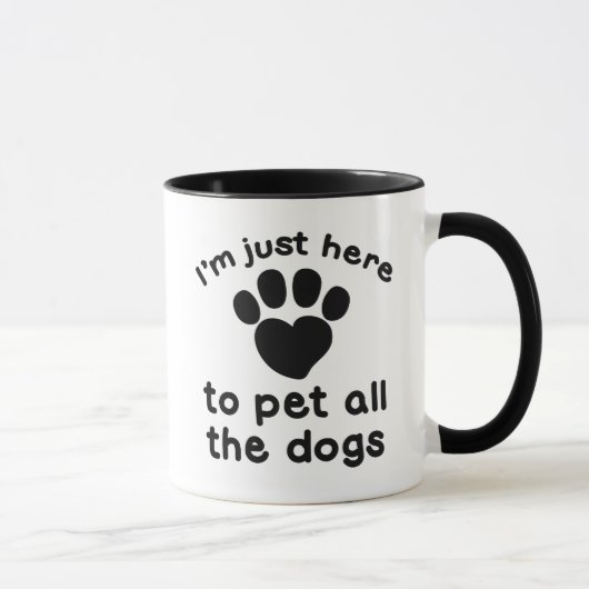 Alle Hunde füttern Tasse (Rechts)