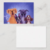 Alle Hunde Mitteilungskarte (Vorne/Hinten)