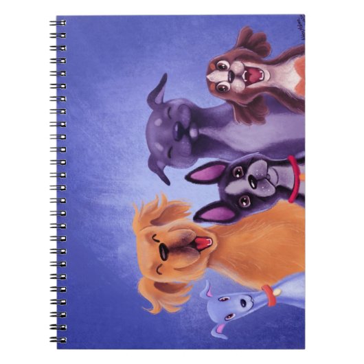 Alle Hunde Notizblock (Vorderseite)