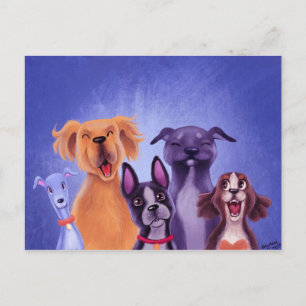 Alle Hunde Postkarte