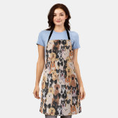 Alle Hunde Schürze (Getragen)