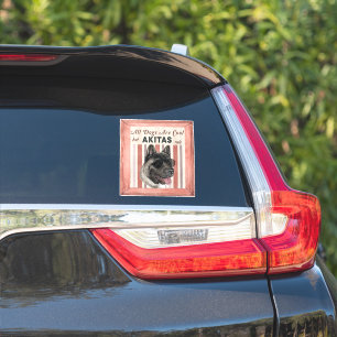 Alle Hunde sind Cool, aber Akitas Regel Aufkleber