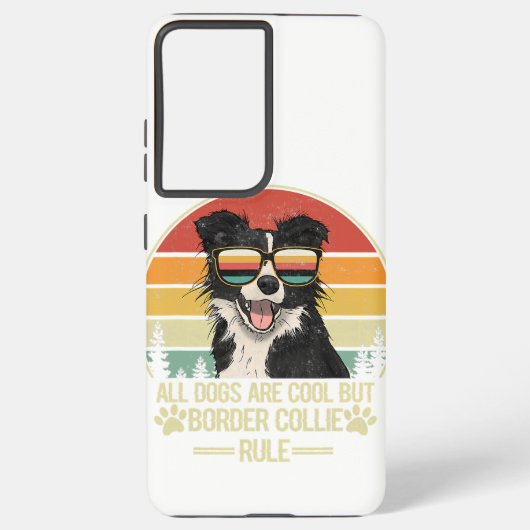 alle Hunde sind cool, aber die Regel der Grenzkoll Samsung Galaxy Hülle (Rückseite)