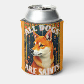 Alle Hunde sind Heilige - Cooler Dosenkühler (Kanne Rückseite)