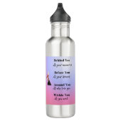 Alle Ihre Erinnerungen auf einer Edelstahlflasche (Rechts)