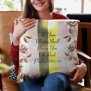 Alle Ihre Werke sollen Sie loben Oh Herr Dekokissen