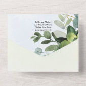 Alle in-1 Eukalyptus-Blätter Einladung und UAWG-Bl (Rückseite)