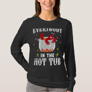 Alle in der Hot Tub Mardi Gras Crawfish Cajun T-Shirt