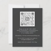Alle in einem QR-Code schwarzer Silber-Glitzer gra (Rückseite)