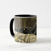 Alle in einer Reihen-Wecker-Tasse Tasse (Vorderseite Links)