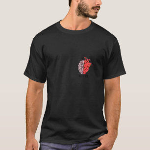 Alle in Gehirn und Herz Krankenschwester niedliche T-Shirt