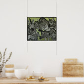Alle in Schwarz und Weiß Poster (Küche)
