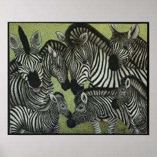 Alle in Schwarz und Weiß Poster