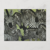 Alle in Schwarz und Weiß Postkarte (Vorderseite)