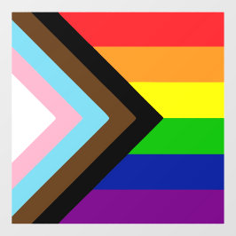 ALLE INKLUSIVE RAINBOW FLAG FLAG FLADOW CLING FENSTERAUFKLEBER