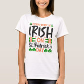 Alle Iren am St. Patrick's Day T-Shirt (Vorderseite)