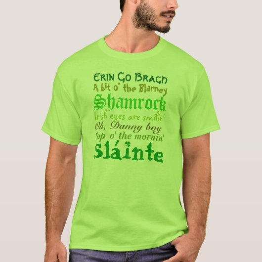 Alle Iren T-Shirt (Vorderseite)