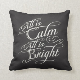 Alle ist Ruhe, alle ist helles Tafel-Weihnachten Kissen