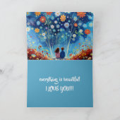 ALLE JAHRESKARTE DER SCHÖNEN LIEBE DANKESKARTE (Innenseite)