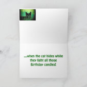 Alle jene Kerzen gemein werden Sie alt Karte (Innenseite)