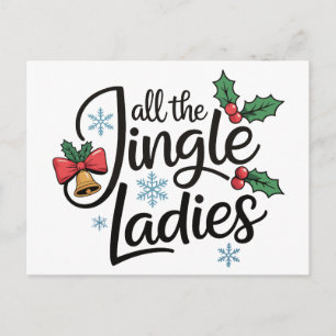 Alle Jingle Ladies Holly Bells Weihnachten Xmas